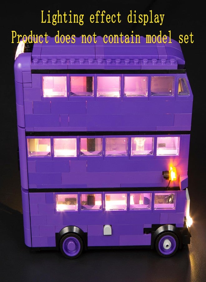 GEAMENT طقم إضاءة LED من GEAMENT متوافق مع نموذج مكعبات بناء Lego Knight Bus Adventure - طقم إضاءة لرقم 76446 (مجموعة النموذج غير متضمنة) - Image 5