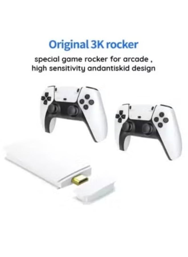 4K HDMI Retro Gaming Console Stick with Dual 2.4G Wireless Controllers – Plug and Play HD Video Game System with Built-In Classic Games and Multiplayer Support - Image 3