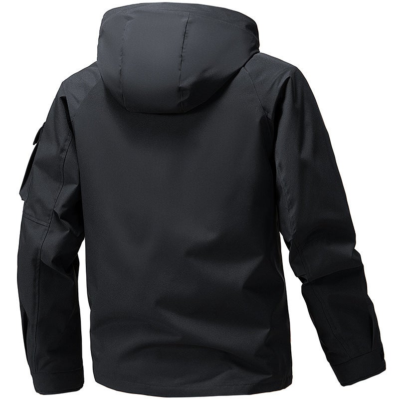 Jacket Men'S Sports Casual Hooded Tops Korean Style Jacket Youth Jacket Men'S Large Size Jacket - Image 3
