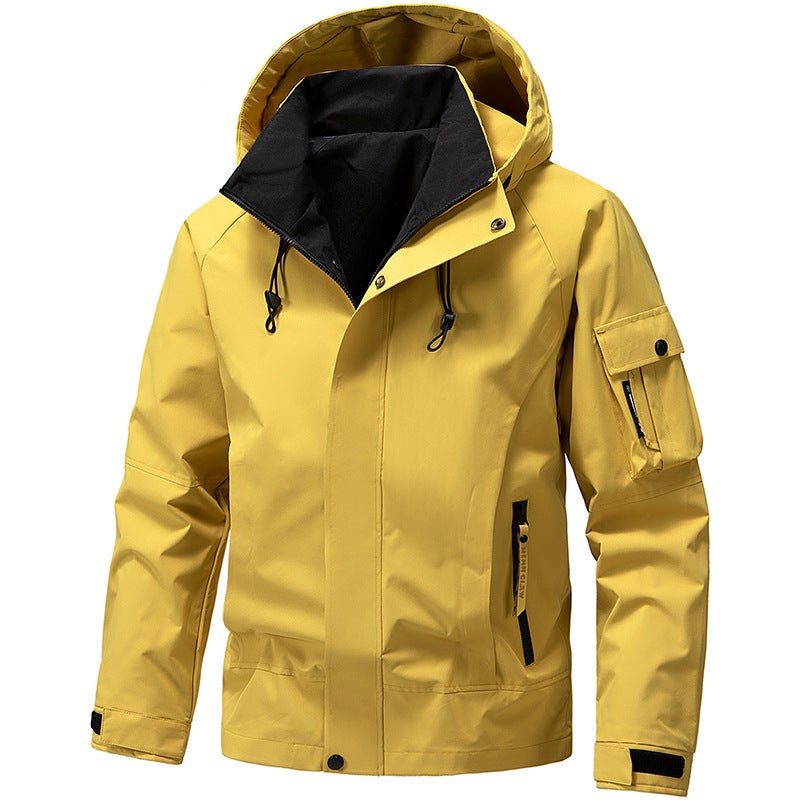 Jacket Men'S Sports Casual Hooded Tops Korean Style Jacket Youth Jacket Men'S Large Size Jacket - Image 5