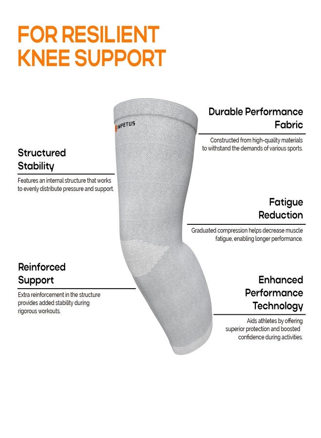 IMPETUS knee caps for women for pain relief, knee support for gym, knee cap with extra compression for sports workout, men sports gym accessories for workout - Image 4