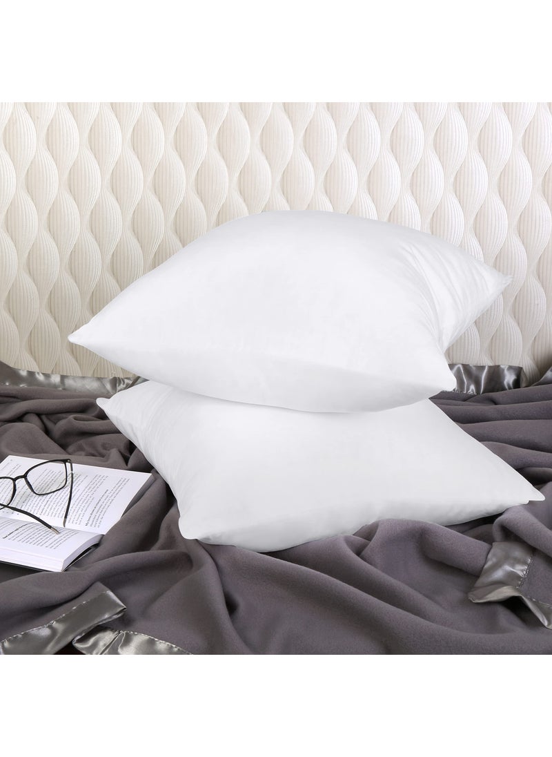 Utopia Bedding Utopia Bedding Throw Pillows Insert (Pack of 2  White) - 16 x 16 Inches Bed and Couch Pillows - Indoor Decorative Pillows  - Image 4