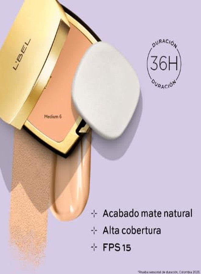 L'Bel Divine Double Use Compact SPF 15 Gold Deluxe Edition Claire 1-2-3 10 g / 0.35 oz. - Image 3