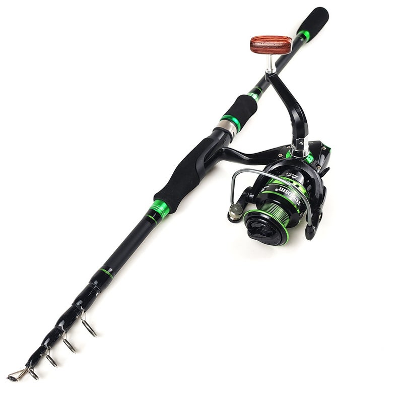 Generic Cross-border explosions telescopic road Asian rod suit fishing rod set rod wheel suit with bag Amazon eaby AliExpress pole wheel 