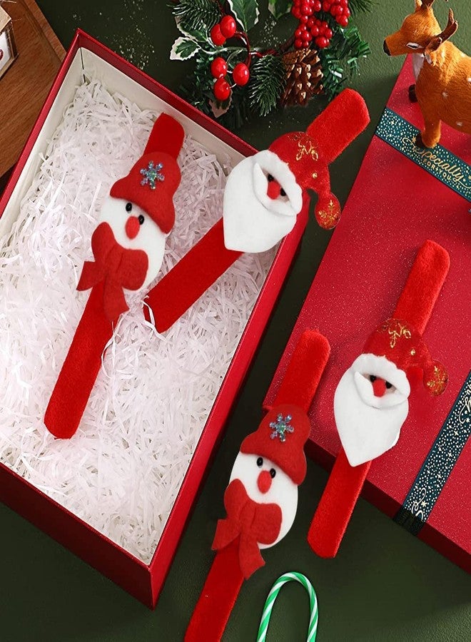 Tickles Red Santa Claus Christmas Party Hand Bracelet Band for Kids Boys & Girls (Size: 21 cm; Pack of 10) - Image 2