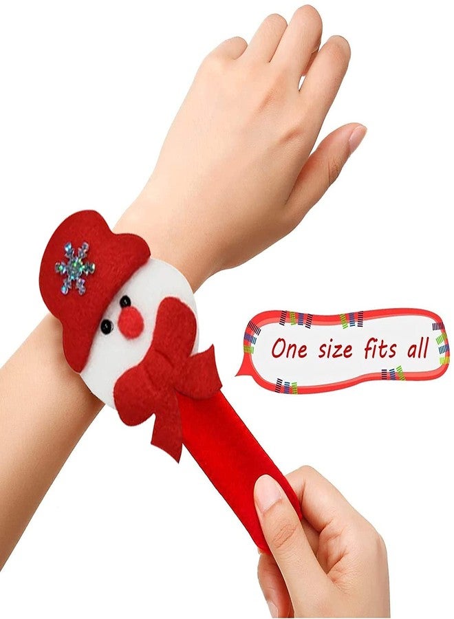 Tickles Red Santa Claus Christmas Party Hand Bracelet Band for Kids Boys & Girls (Size: 21 cm; Pack of 10) - Image 3