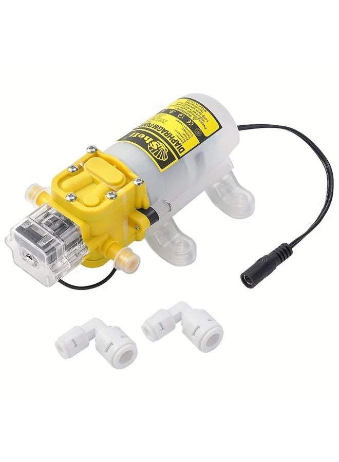 1pc 12V 24V DC 30W 58psi High Pressure Diaphragm Water Pump Self Priming Compact for Car Wash Water Purifier Garden Automotive - Image 1