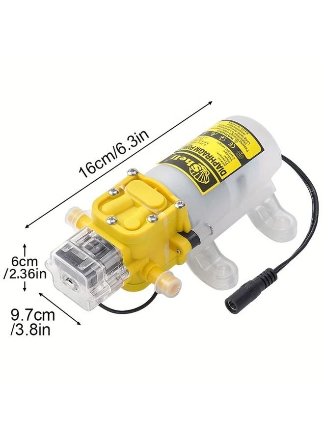 1pc 12V 24V DC 30W 58psi High Pressure Diaphragm Water Pump Self Priming Compact for Car Wash Water Purifier Garden Automotive - Image 5