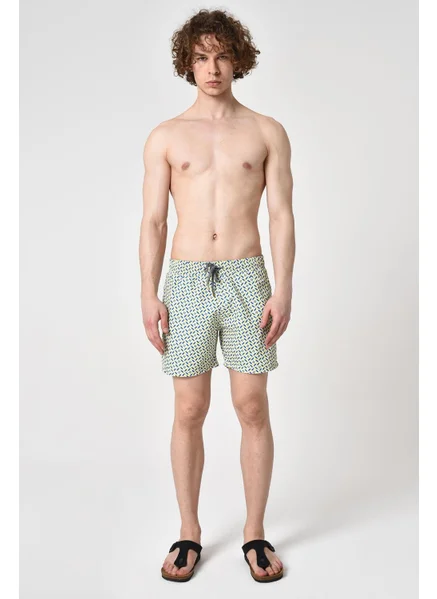 الكسندر جاردي Alexandergardı Patterned Sea Shorts (E22-GRANZ00)