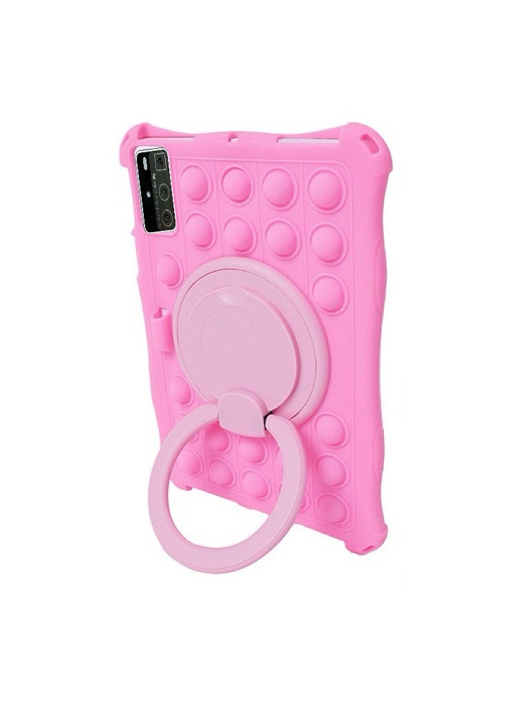 AROAQ 10 Pro Tablet PC, 10.1 Inch Large HD Screen Kids Tablet, 250GB Storage 8MP Camera Children Pad With Fast Octa Core Processor, Easy To Carry Touch Pad With Bubble Cover, (1pc, Pink) - Image 1