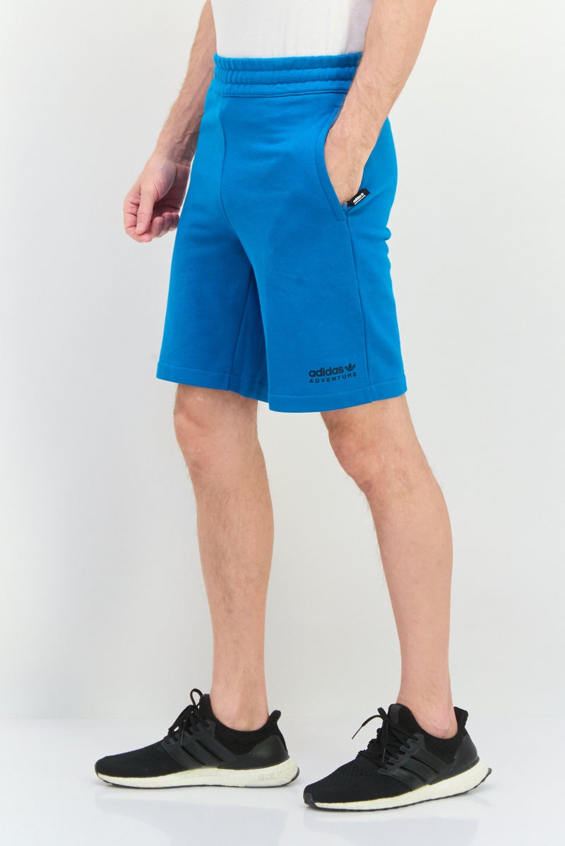adidas Originals Men Sportswear Fit Outdoor Adventure Shorts, Turquoise  - Image 2