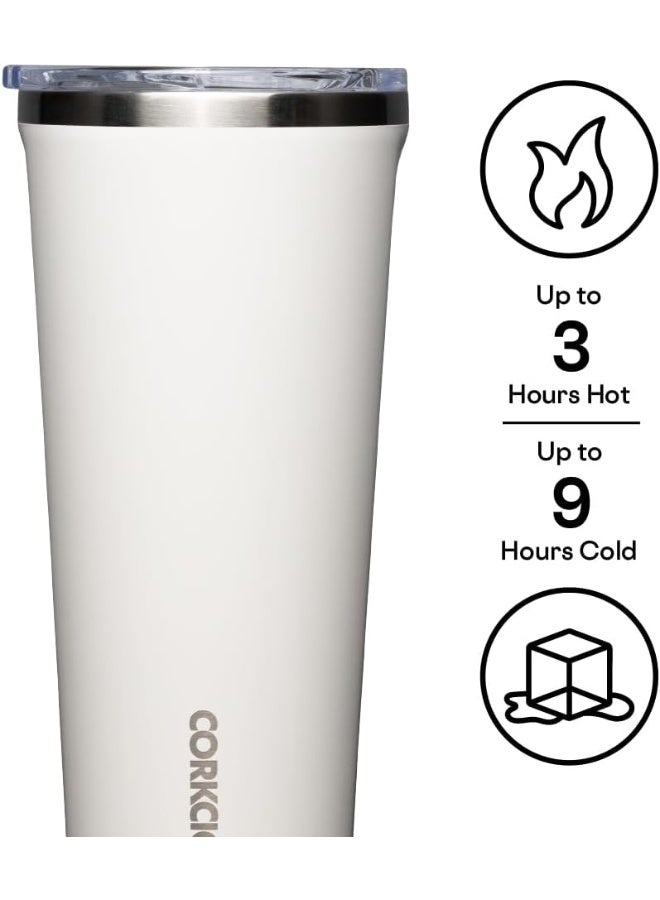 Corkcicle Classic Triple Insulated Coffee Mug with Lid, Oat Milk, 16 oz – Stainless Steel Travel Tumbler - Image 3