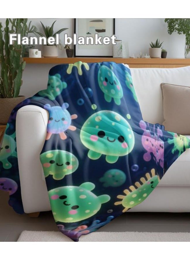 general Children's or student cartoon flannel thin blanket (warm and comfortable, suitable for sleep, games) 100cm*150cm - Image 5