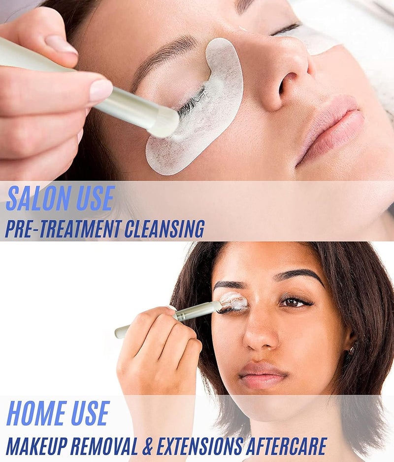 Stacy Lash Paraben and SulfateFree Safe Profession Makeup and Mascara RemoverEyelash Extension Shampoo and Brush Eyelid Foaming CleanserWash for Extensions and Natural Lashes 50Ml - Image 3