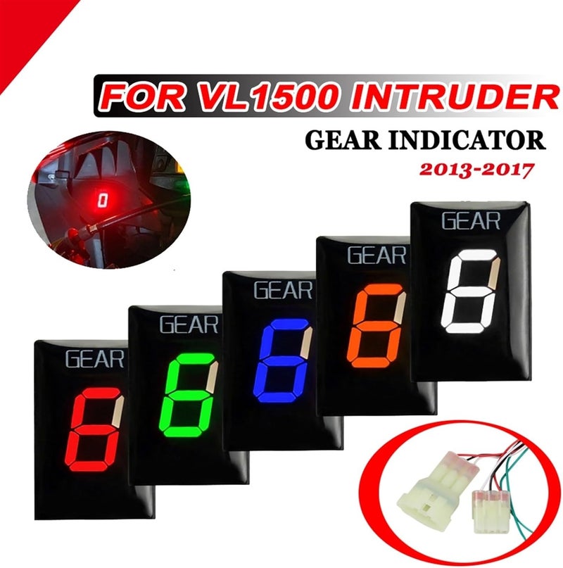 Yurefax Motorcycle Gear Indicator for Suzuki VL1500 - Image 3