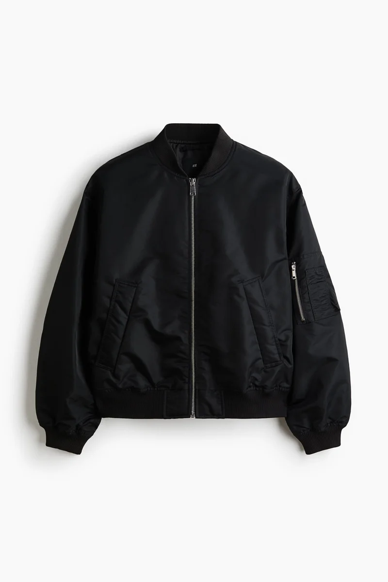 Padded bomber jacket