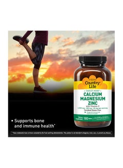 Country Life Target Mins Calciummagnesium Zinc With Vitamin D 1000Mg/500Mg/25Mg 180 Count Certified Gluten Free Certified Vegan  - Image 5