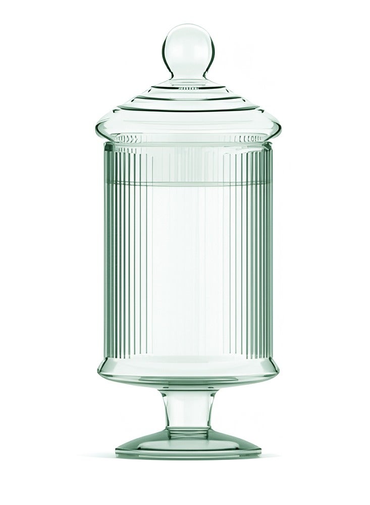 ريكو برطمانات زجاجية لحفظ الكوكيز - 700 مل/1300 مل/1800 مل، حاويات زجاجية لحفظ الطعام، برطمانات زجاجية عالية البورسليكات لحفظ الكوكيز، علب مطبخ لحفظ القهوة والدقيق والسكر والحلوى والكوكيز - Image 2