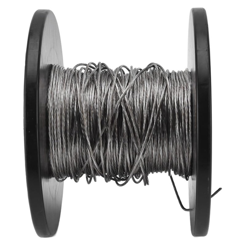 Electronic Fence Wire 100m, Aluminum Magnesium Alloy 1.8mm Diameter - High Voltage Pulse, Flexible Conductive Wire for Perimeter Security - Image 1