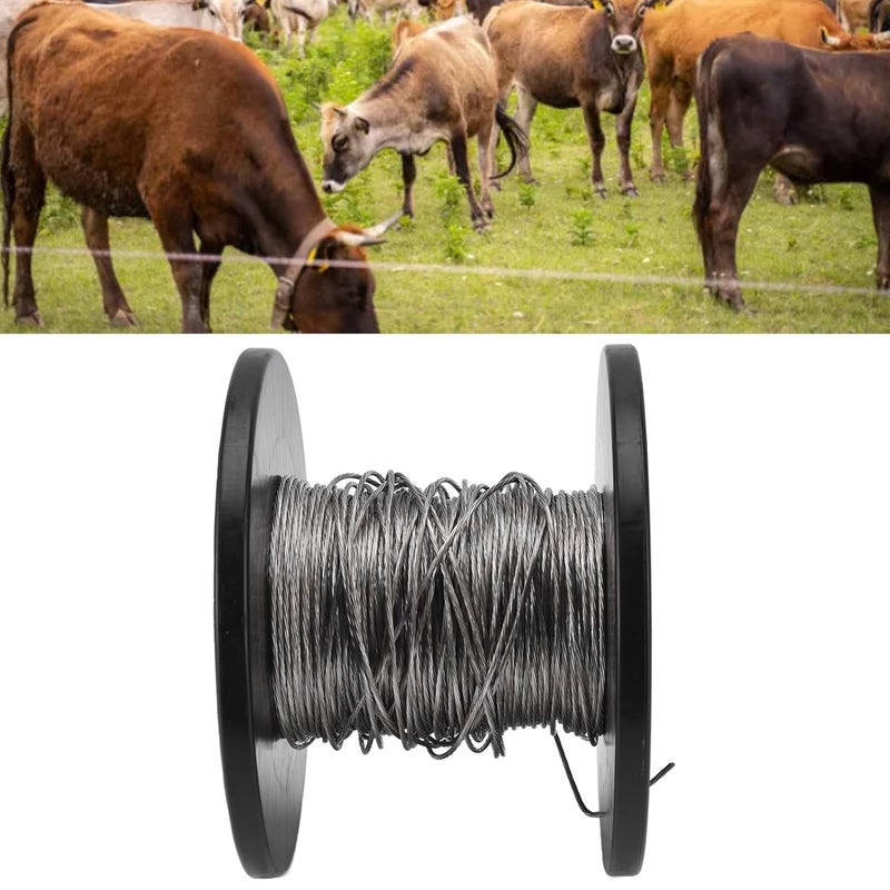 Electronic Fence Wire 100m, Aluminum Magnesium Alloy 1.8mm Diameter - High Voltage Pulse, Flexible Conductive Wire for Perimeter Security - Image 5