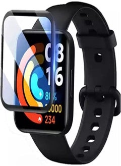 Generic 3D Full Stick Screen Protector for Redmi Watch 2 Lite Black 