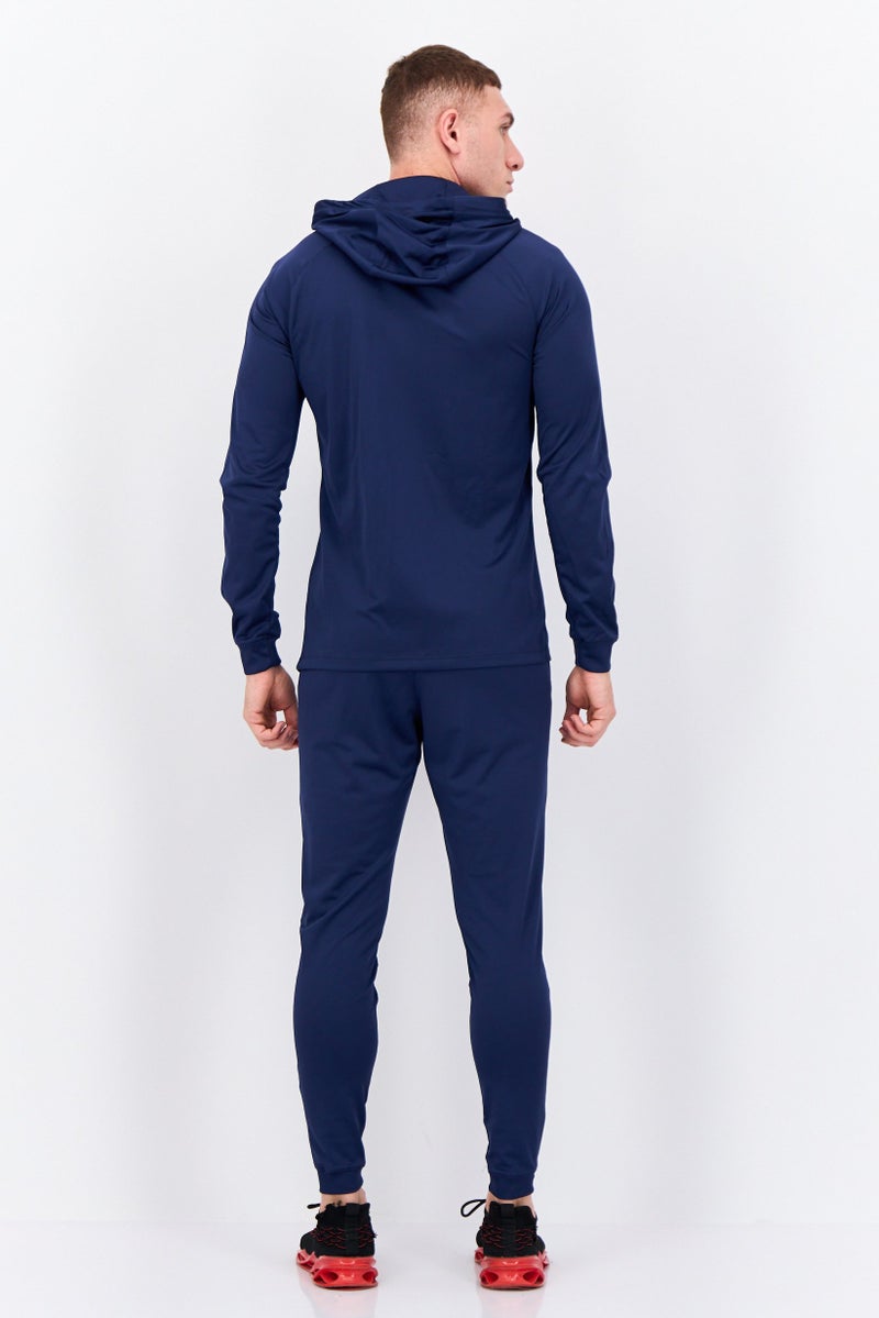 Nike Men 2 Pcs Dry Fit Training Tracksuit, Navy - Image 4