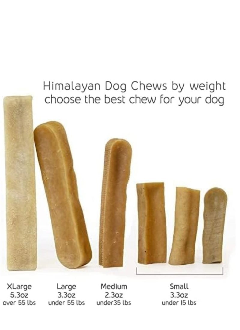 Himalayan Dog Chew - Himalayan Dog Chew Original Yak Cheese Dog Chews 100% Natural Long Lasting Gluten Free Healthy & Safe Dog Treats Lactose & Grain Free Protein Rich Mixed Sizes Dogs 65 Lbs & Smaller 9.9 oz - Image 1