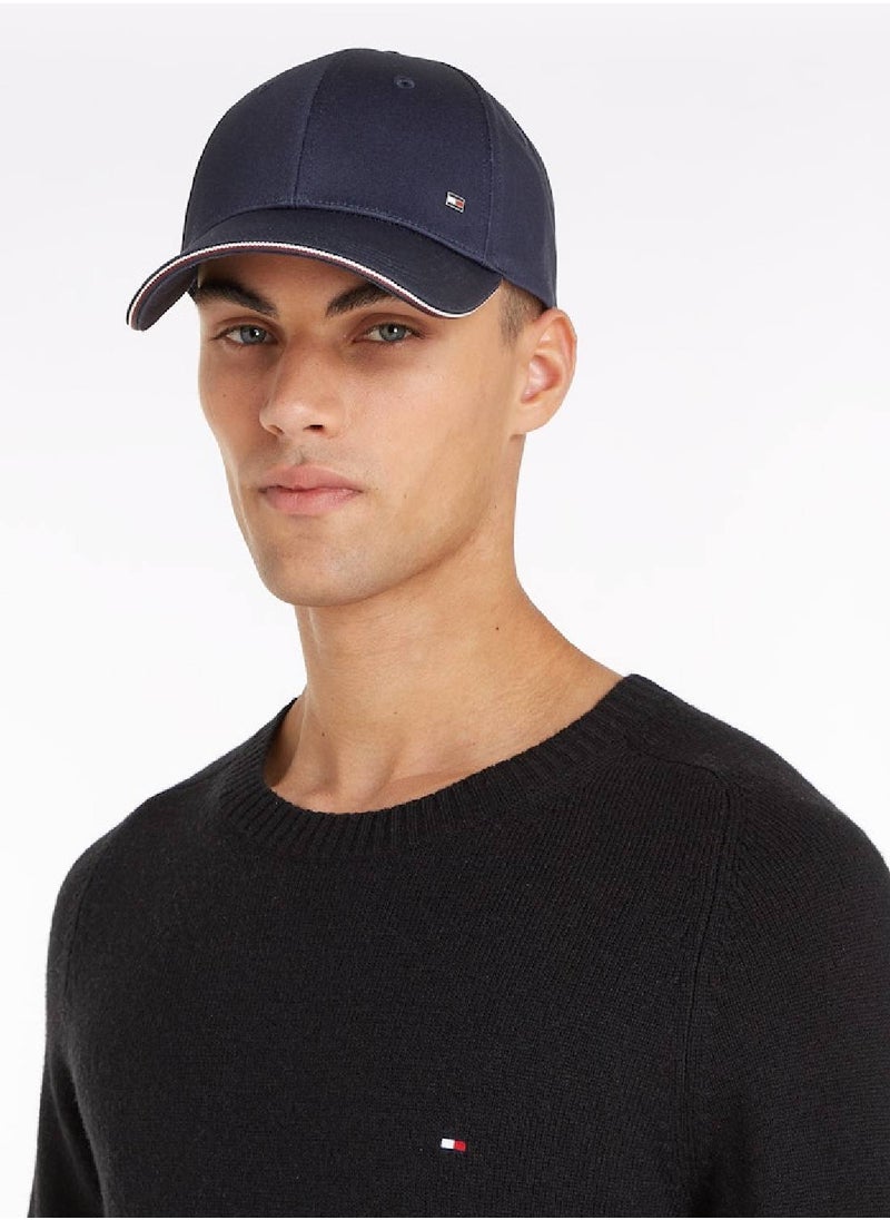 TOMMY HILFIGER Men's Corporate Six-Panel Baseball Cap, Blue - Cotton  - Image 2