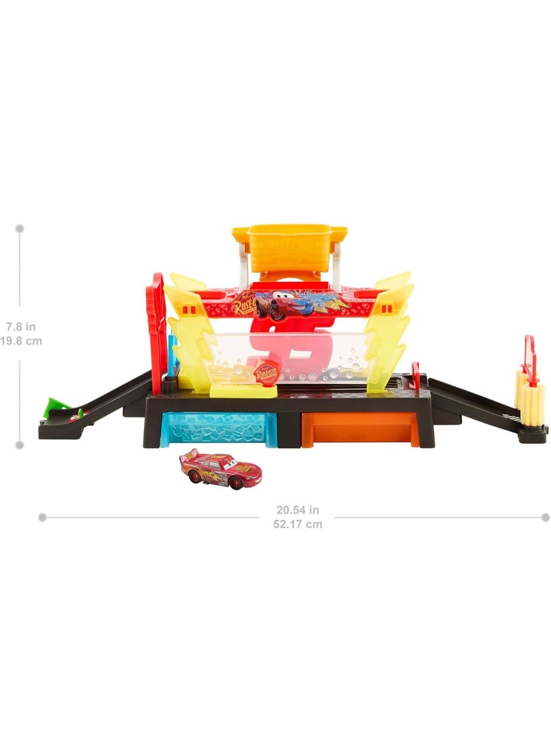 Disney Pixar Cars Mattel Disney and Pixar Cars Color Changers Car Wash Playset - Image 3