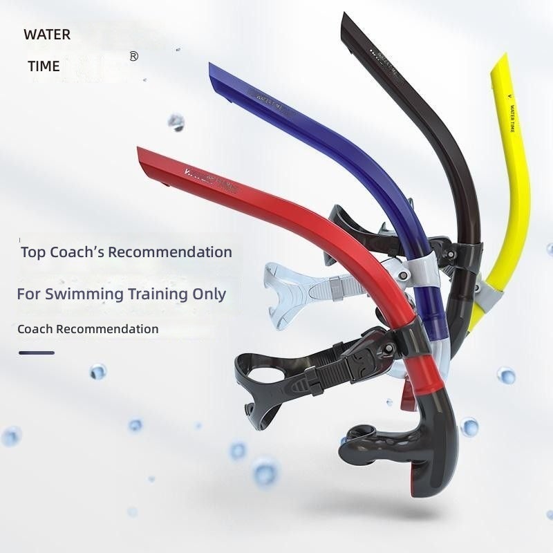 WaterTime Professional Swimming Training Snorkel - Front-Mounted Breathing Tube for Diving & Freestyle - Image 2