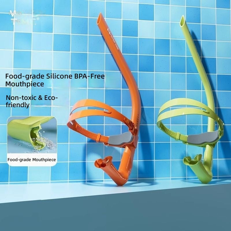WaterTime Professional Swimming Training Snorkel - Front-Mounted Breathing Tube for Diving & Freestyle - Image 5