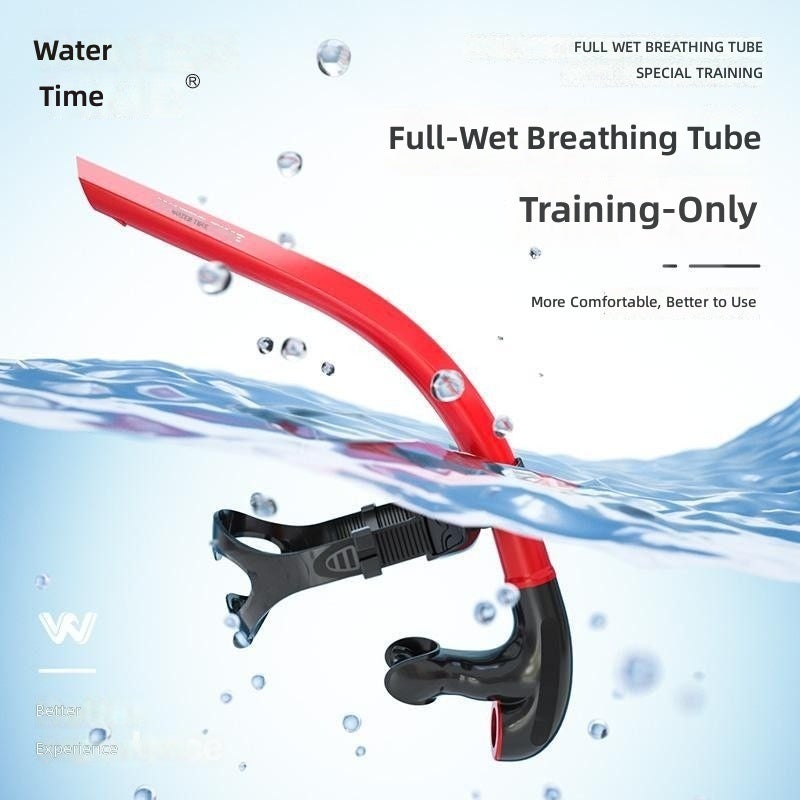 WaterTime Professional Swimming Training Snorkel - Front-Mounted Breathing Tube for Diving & Freestyle - Image 3
