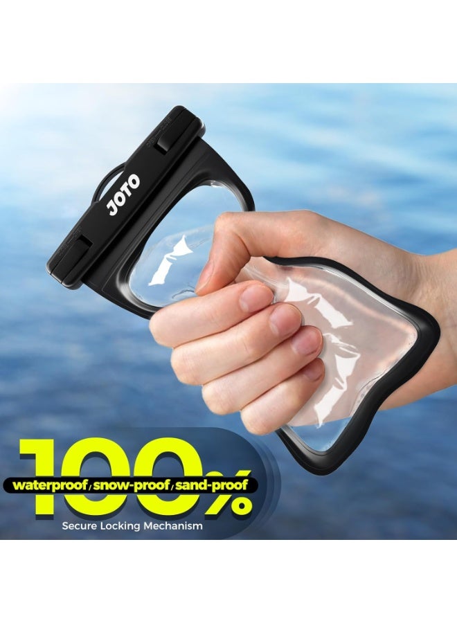 JOTO Universal Waterproof Phone Pouch Cellphone Dry Bag Case for iPhone 16 15 14 13 12 11 Pro Max Mini Plus Xs XR X 8 7 6S, Galaxy S23 S22 S21 Plus Note, Pixel up to 7" -Blue - Image 3