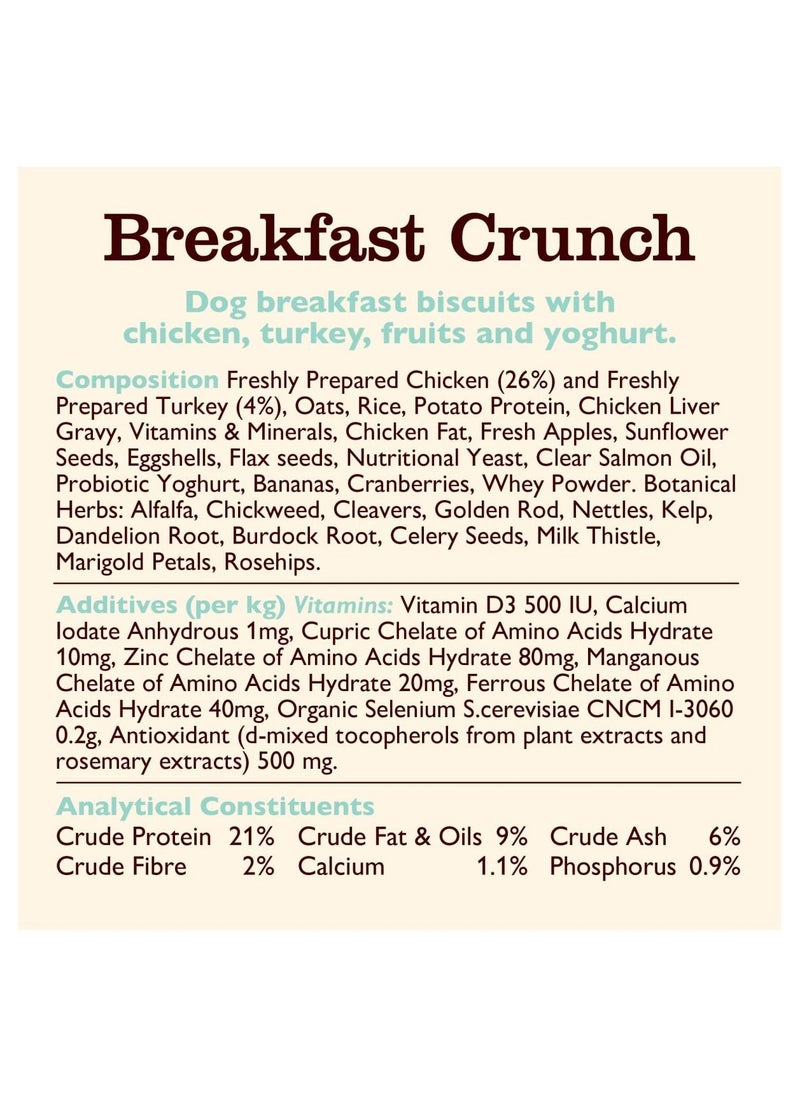 Lily's Kitchen - Breakfast Crunch Chicken with Turkey, Fruit and Yoghurt Dog Dry Food 800g - Image 1