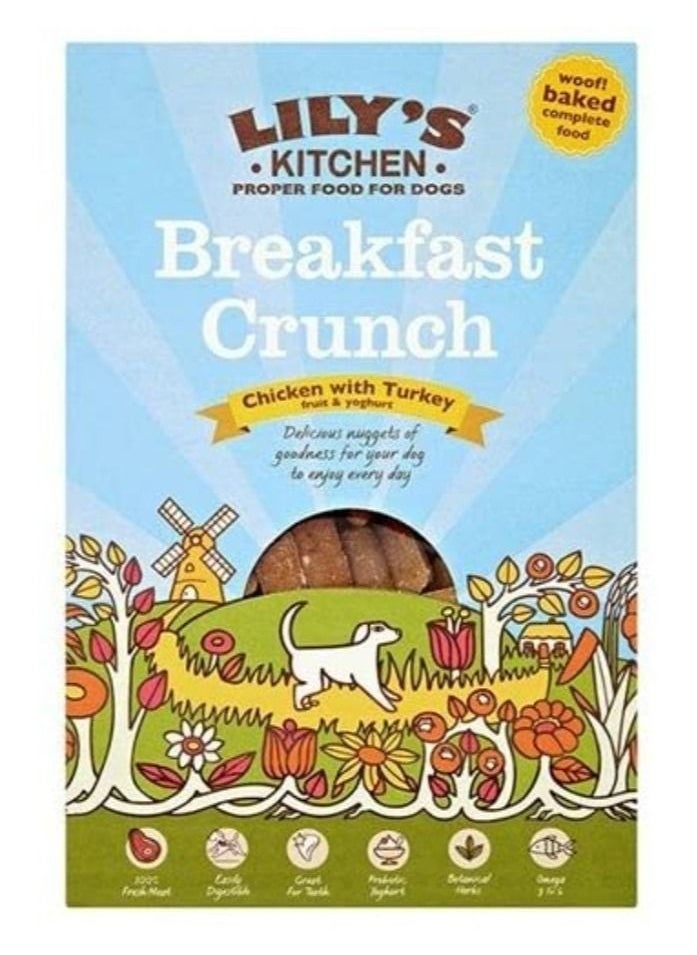 Lily's Kitchen - Breakfast Crunch Chicken with Turkey, Fruit and Yoghurt Dog Dry Food 800g - Image 1