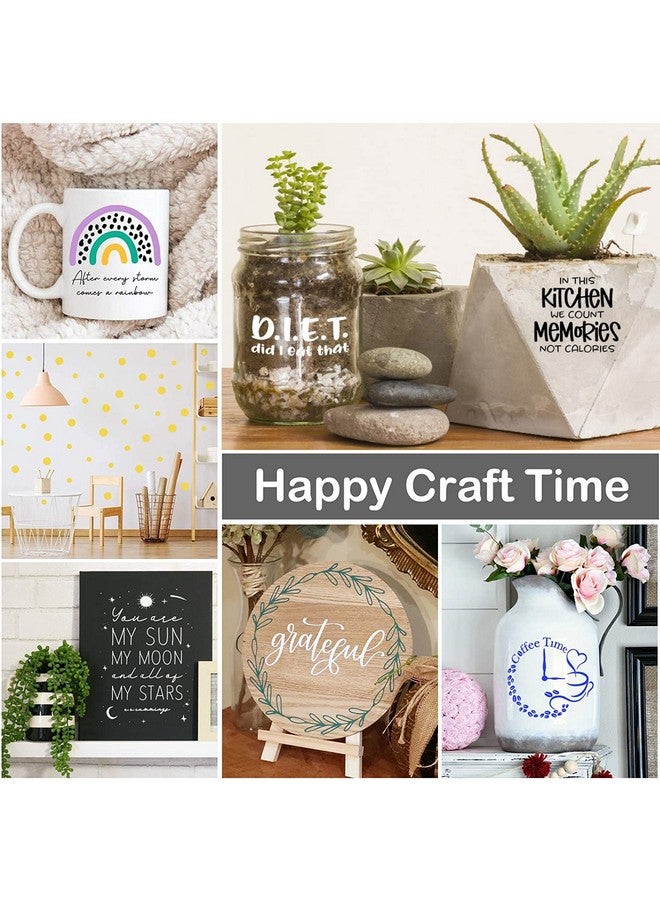 HTVRONT White Permanent Vinyl - 12" x 14 FT Adhesive Vinyl Roll for Cricut, Silhouette, Cameo Cutters, Signs, Scrapbooking, Craft, Die Cutters (Matte White) - Image 2