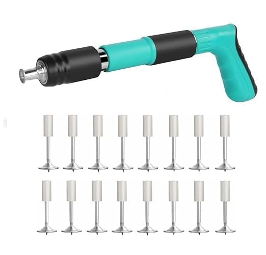 Zipzox Manual Steel Nail Gun Tool Concrete Nail Gun Portable Mini Nail Shooting Machine with 10 Nails Nail Wall Fixing Tool for Cement Walls Household Wood working  - Image 5