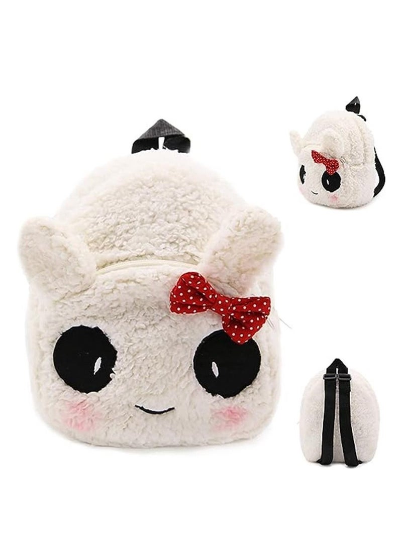 Mini Backpack Kids Cute School Shoulder Bag Toddler Plush Small Backpack Baby Schoolbag Preschool Bag Gift Panda bow  - Image 2