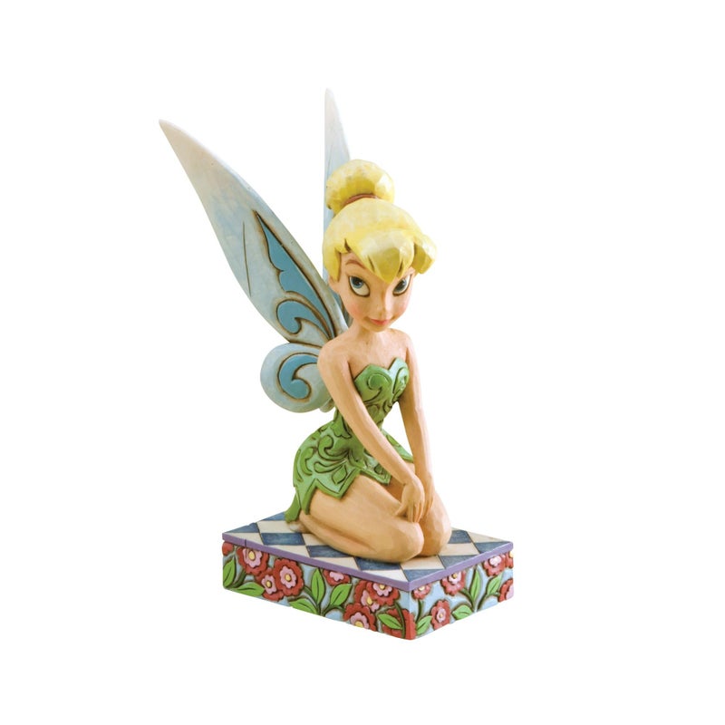Enesco Disney Traditions by Jim Shore Peter Pan Tinker Bell Personality Pose Stone Resin Figurine 4 Green