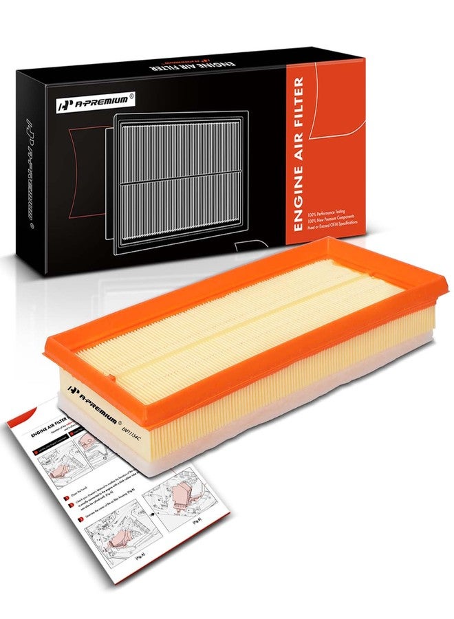 A-Premium Engine Air Filter Compatible with Jeep BU Series Renegade 2019-2023 & Fiat 500X 2019-2023 & Alfa Romeo Tonale 2024, 1.3L, Replace# 52080841, F026400687 - Image 1