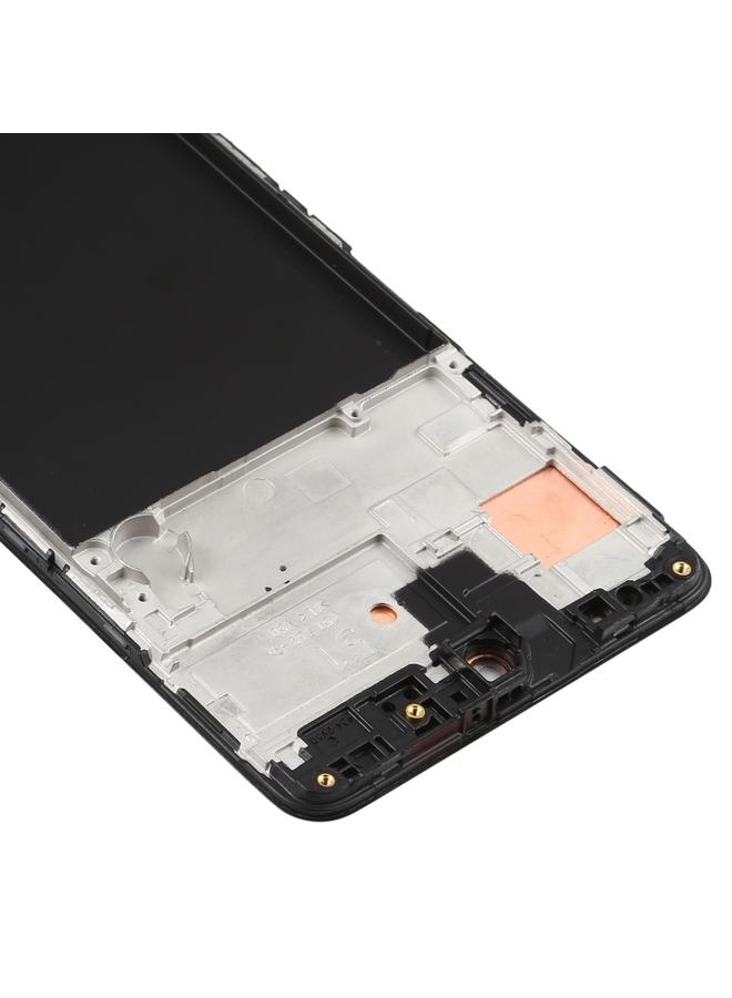 Replacement Original Super AMOLED LCD Screen for Galaxy A51 4G Digitizer Full Assembly with Frame Black - Image 4