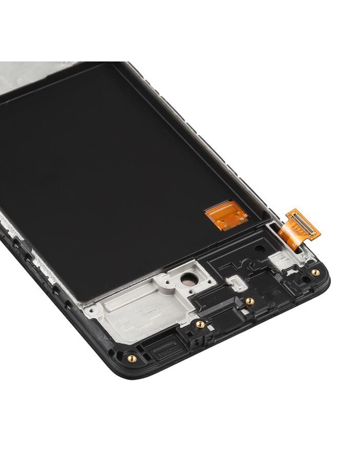 Replacement Original Super AMOLED LCD Screen for Galaxy A51 4G Digitizer Full Assembly with Frame Black - Image 5