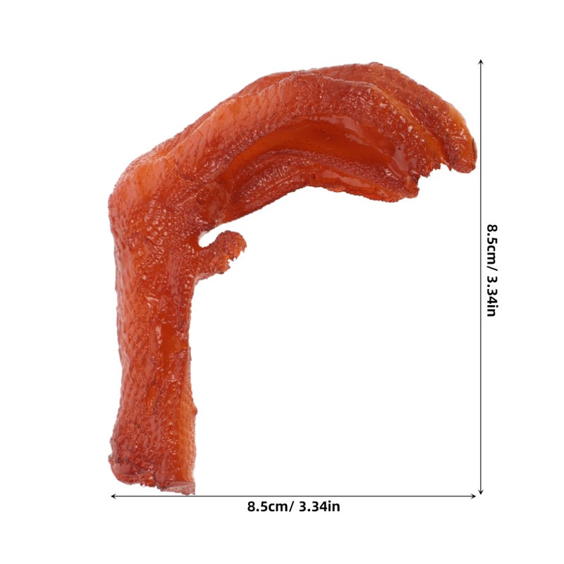 Lifelike Chicken Feet Model Food Decor Photography Props for Restaurant Showcase - Image 3