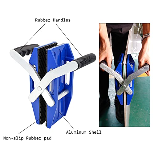 HIGHTOP A Pair Granite Slab Carrying Clamps,Double Handed Stone Panel Carriers Lifting Tools, Heavy Duty lifting clamps for Marble, Glass, Slabs and Plywood - Image 3