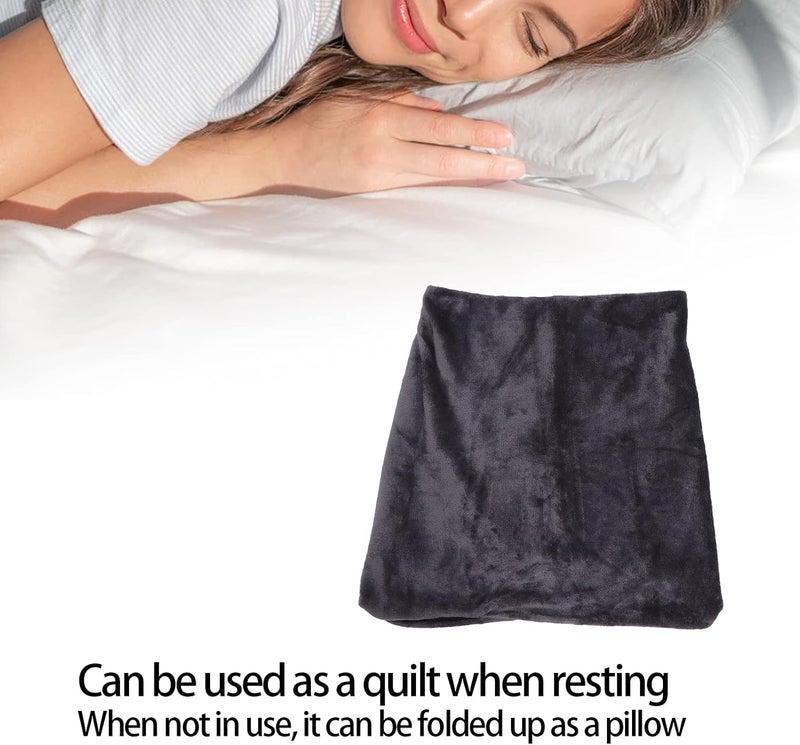woobles Electric Blanket, Soft Heating Shawl, Adjustable Timing Heated Blanket for Back Shoulder and Legs, Electric Mat with USB for Home and Office Used - Image 5