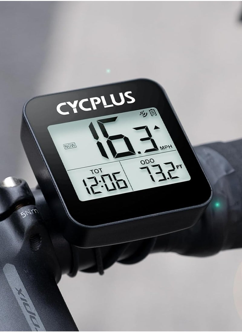 سي واي سي بلس - كمبيوتر دراجة CYCPLUS GPS، كمبيوتر ركوب الدراجات اللاسلكي مع إضاءة خلفية أوتوماتيكية، عداد سرعة الدراجة عداد المسافات مع مقاومة للماء وبطارية لاجر - Image 1