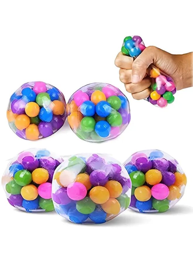 Random Color 3 Pack Soft Squeezable Balls for Stress Relief - Image 1
