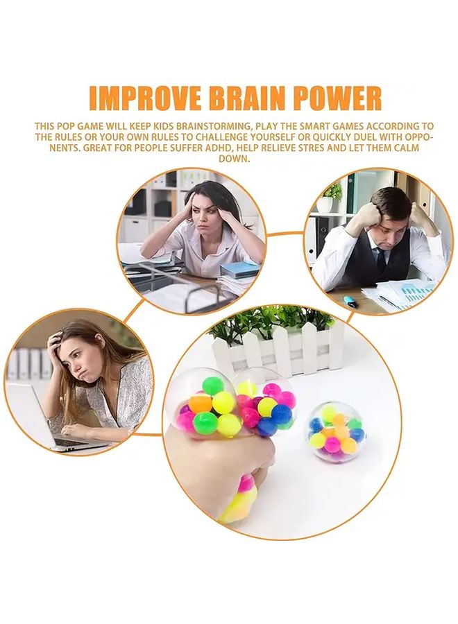 Random Color 3 Pack Soft Squeezable Balls for Stress Relief - Image 4