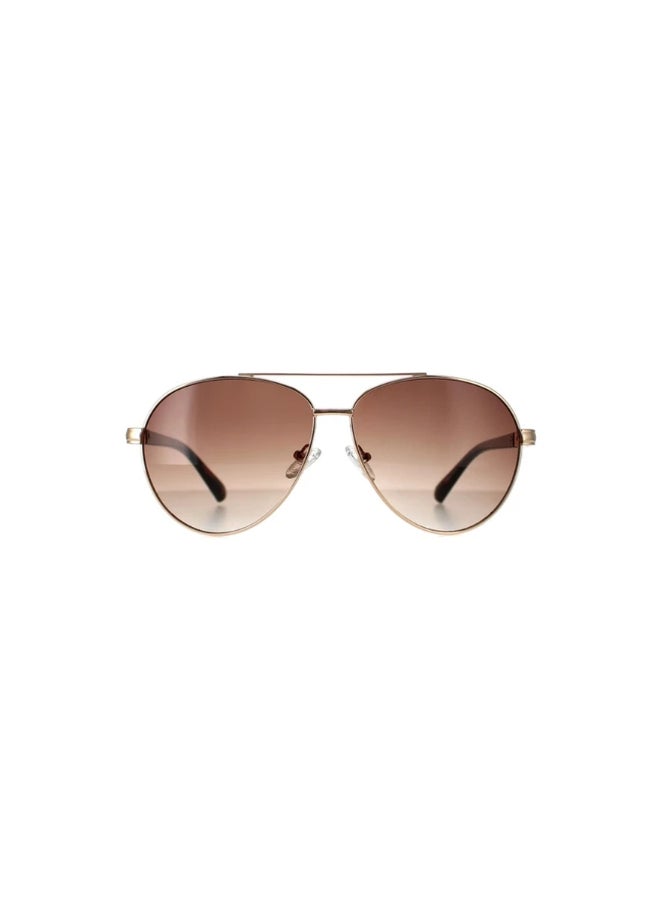 GUESS نظارة شمسية بايلوت للرجال - GF0221 - مقاس العدسة: 59 ملم  - Image 1