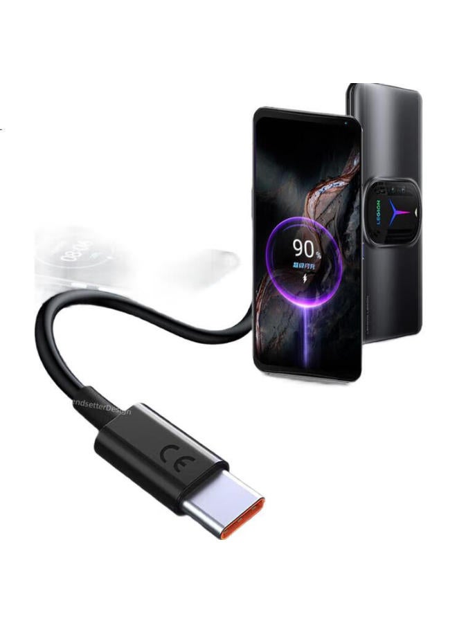 Trendy Style Chuanfan Suitable For Motorola Data Cable, 125W Fast Charging, Moto X40/X30Pro/S30Pro, Lenovo Legion Y70/Y90/Y700, Dual Type-C Charging Cable For Phones - Image 2